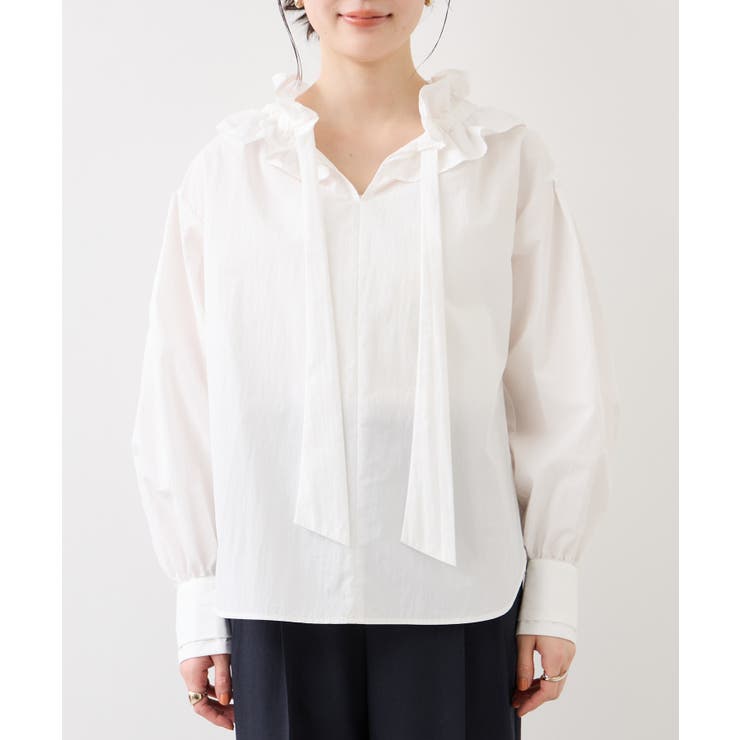 フリルネックブラウス | VIS  | 詳細画像25 