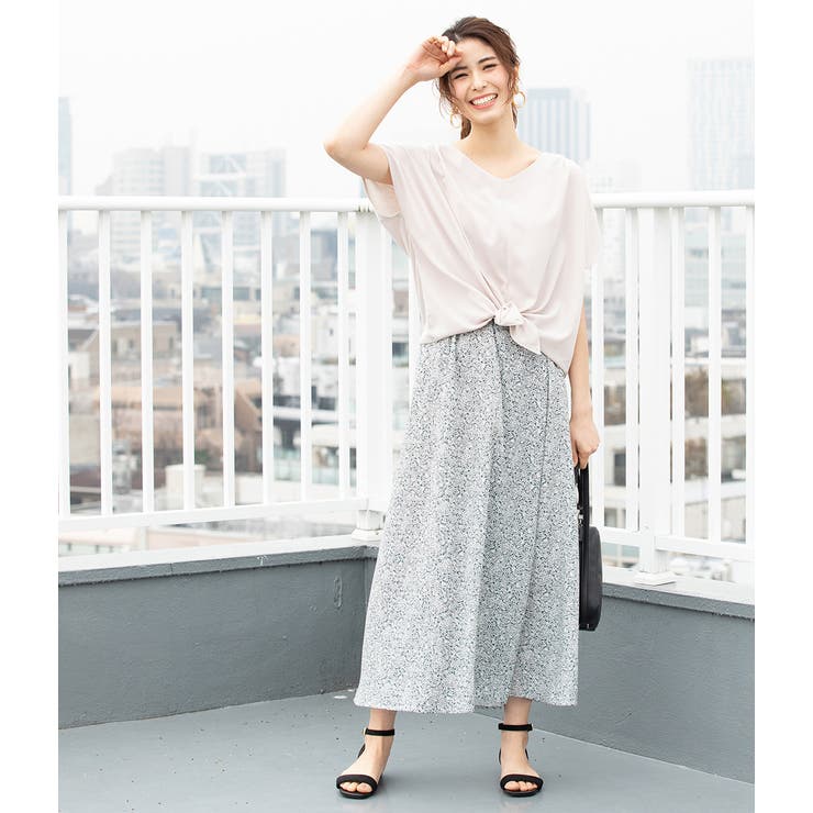 【美人百花5月号掲載】【マルチWAY】異素材コンビブラウス | VIS  | 詳細画像19 