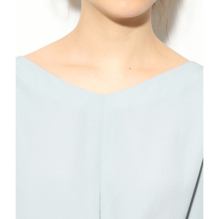 【美人百花5月号掲載】【マルチWAY】異素材コンビブラウス | VIS  | 詳細画像4 