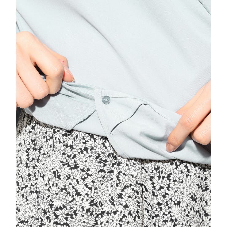 【美人百花5月号掲載】【マルチWAY】異素材コンビブラウス | VIS  | 詳細画像9 