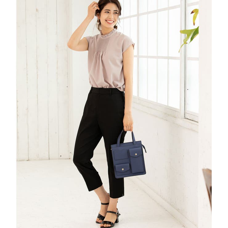 ピンタックフレンチスリーブブラウス | VIS  | 詳細画像16 