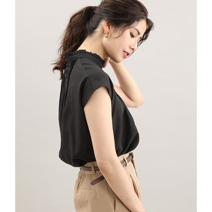 ピンタックフレンチスリーブブラウス | VIS  | 詳細画像19 