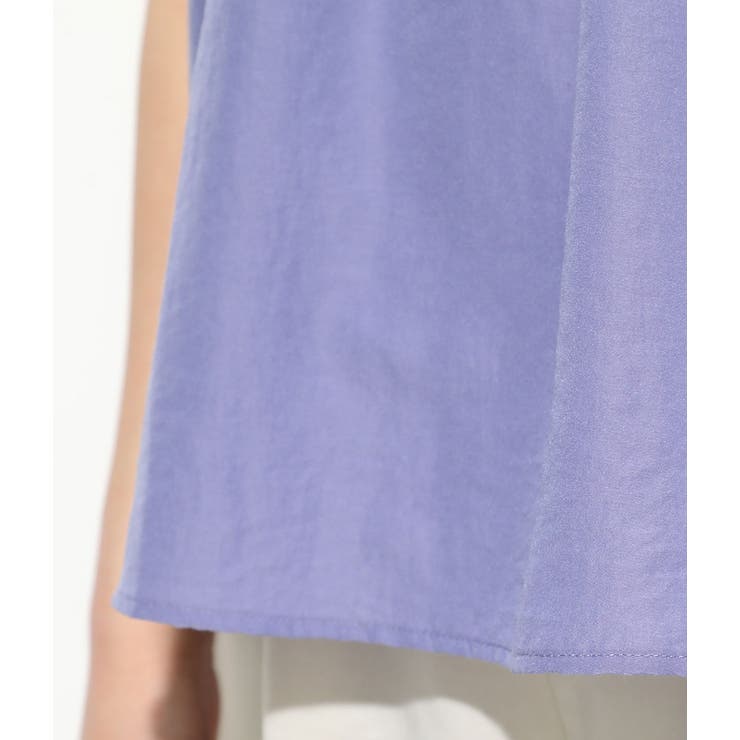 ピンタックフレンチスリーブブラウス | VIS  | 詳細画像7 