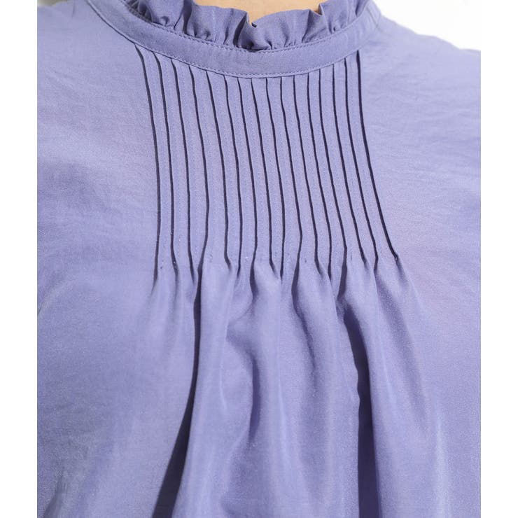 ピンタックフレンチスリーブブラウス | VIS  | 詳細画像8 