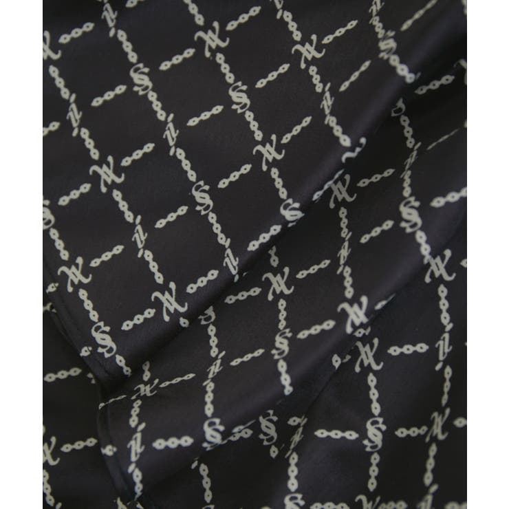 【セットアップ対応】【洗える】モノグラムフリルシャーリングブラウス | VIS  | 詳細画像22 