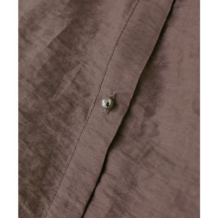 メタル釦シンプルシアーシャツ | VIS  | 詳細画像21 