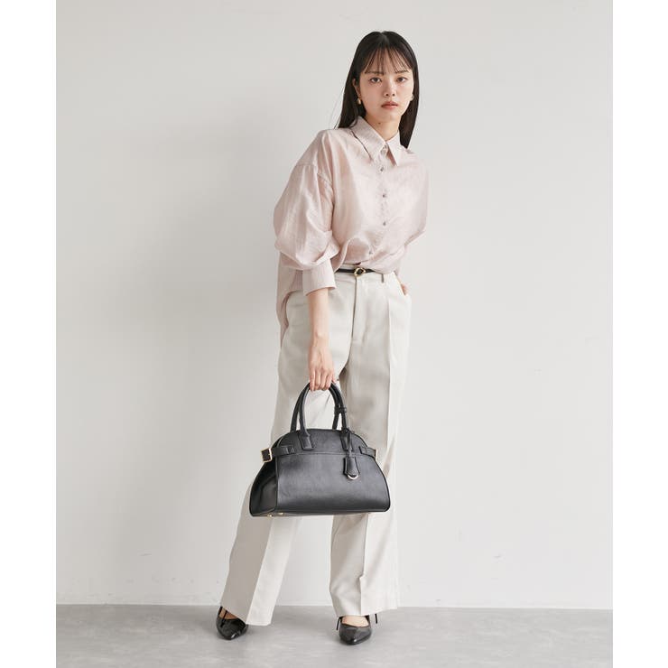 メタル釦シンプルシアーシャツ | VIS  | 詳細画像24 