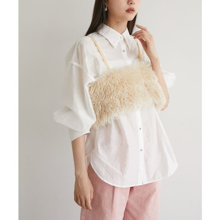 ホワイト(10) | メタル釦シンプルシアーシャツ | VIS 