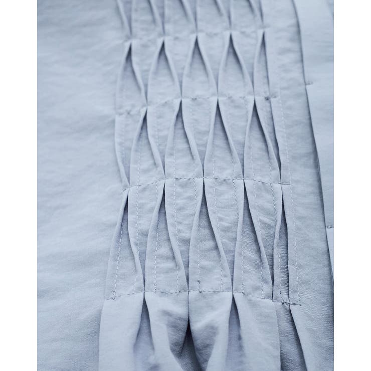 【接触冷感/洗える】気流染めスモッキングブラウス | VIS  | 詳細画像39 