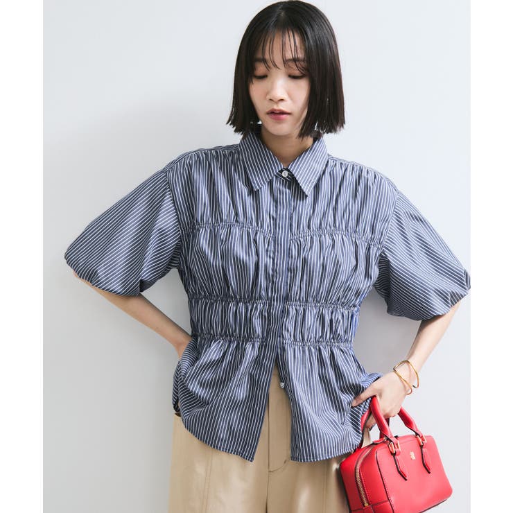 【店頭人気】シャーリングバルーンシャツ | VIS  | 詳細画像1 