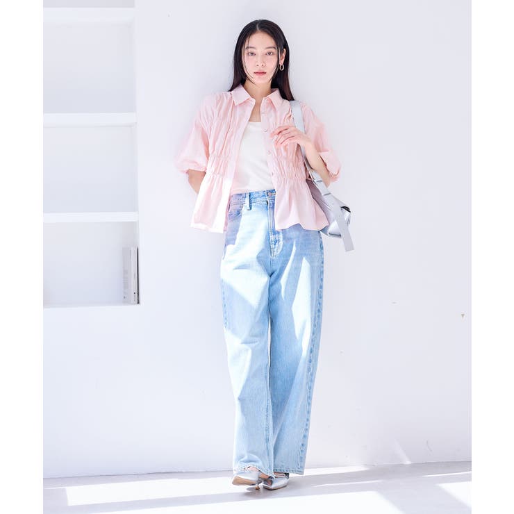 【店頭人気】シャーリングバルーンシャツ | VIS  | 詳細画像15 