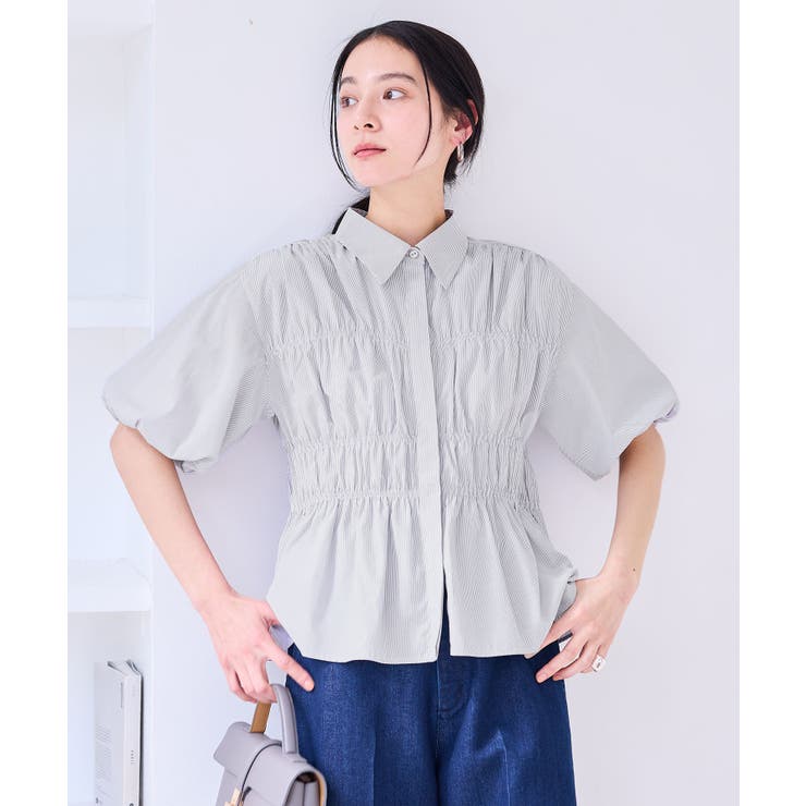 【店頭人気】シャーリングバルーンシャツ | VIS  | 詳細画像20 