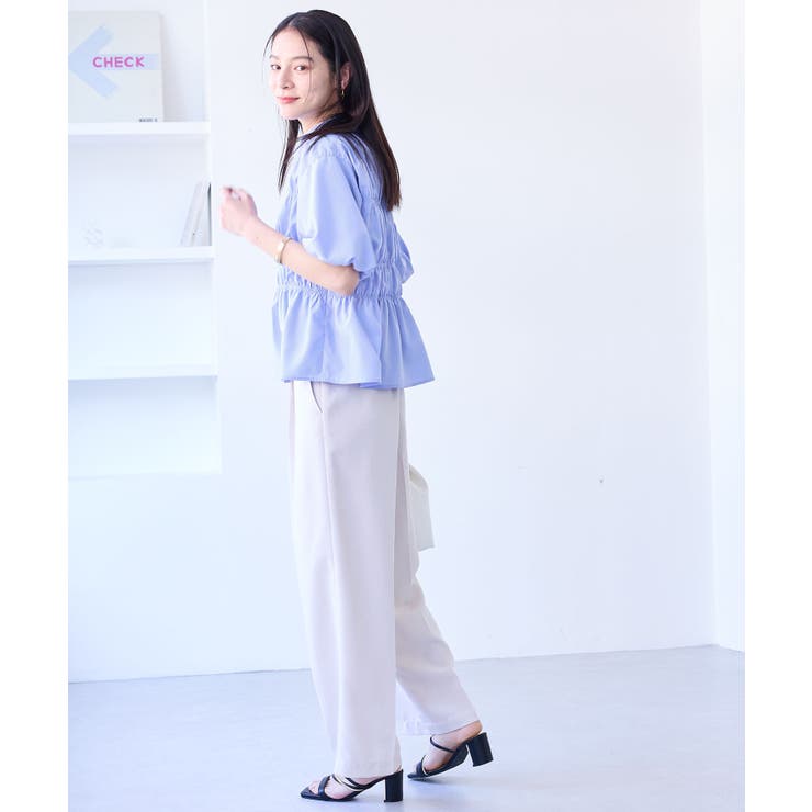 【店頭人気】シャーリングバルーンシャツ | VIS  | 詳細画像3 