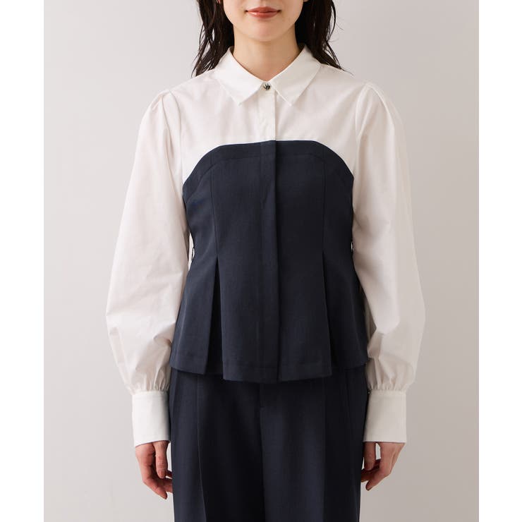 【美easy】コンフォートボウタイドッキングシャツ/イージーケア・2WAY | VIS  | 詳細画像20 