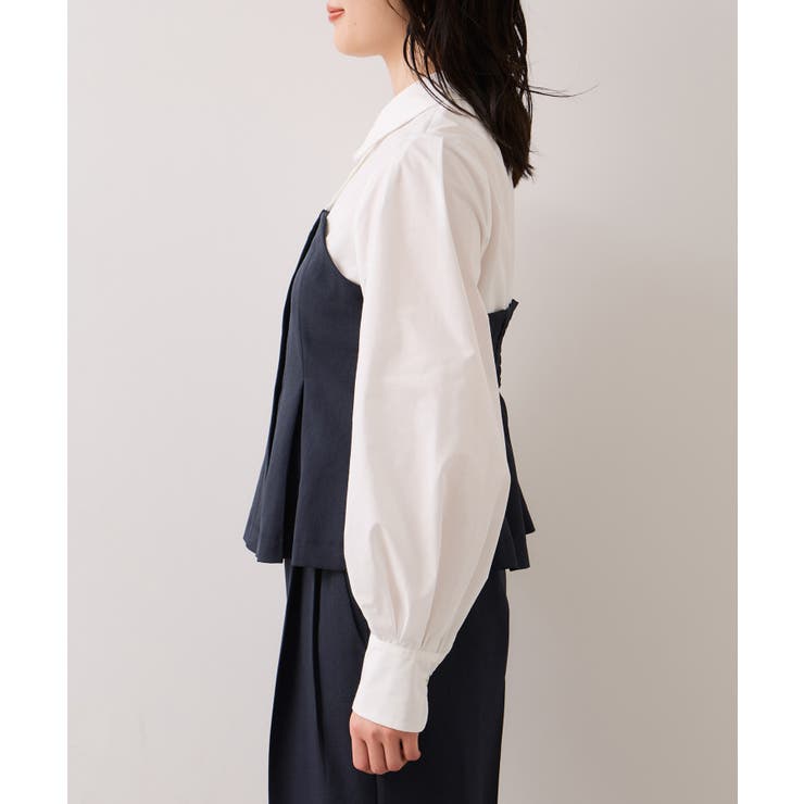 【美easy】コンフォートボウタイドッキングシャツ/イージーケア・2WAY | VIS  | 詳細画像23 