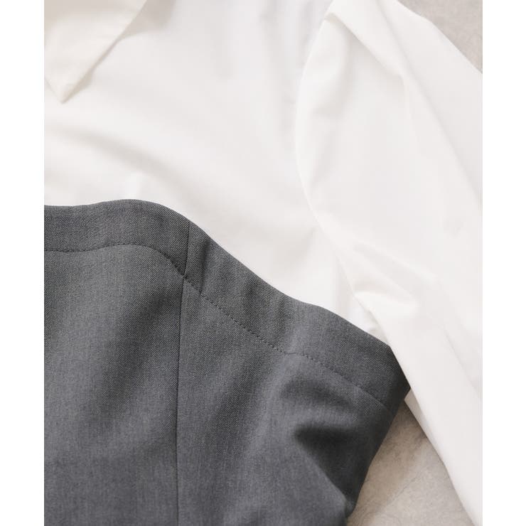 【美easy】コンフォートボウタイドッキングシャツ/イージーケア・2WAY | VIS  | 詳細画像29 