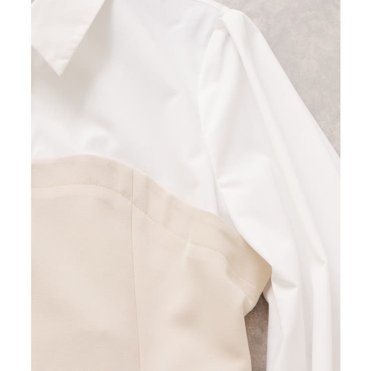 【美easy】コンフォートボウタイドッキングシャツ/イージーケア・2WAY | VIS  | 詳細画像30 