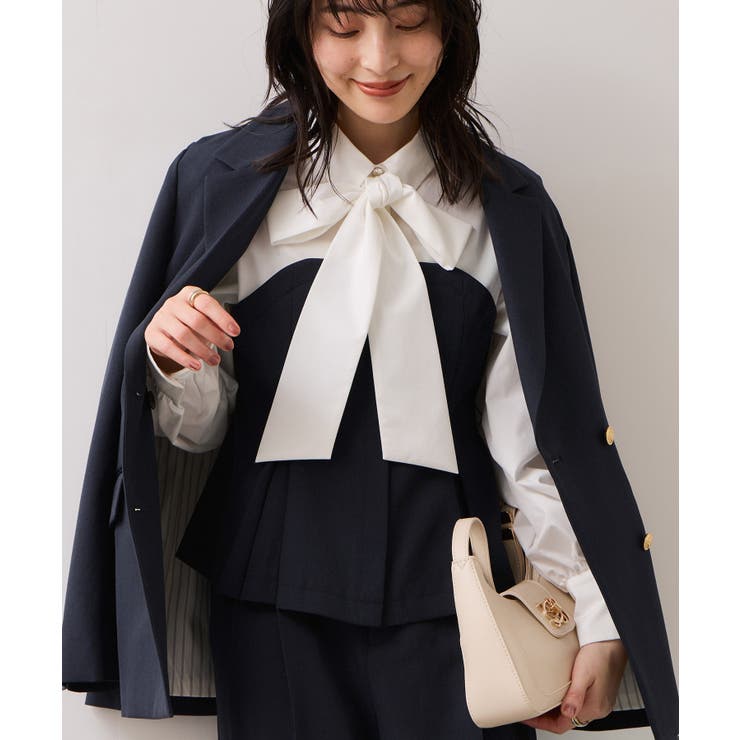 【美easy】コンフォートボウタイドッキングシャツ/イージーケア・2WAY | VIS  | 詳細画像6 