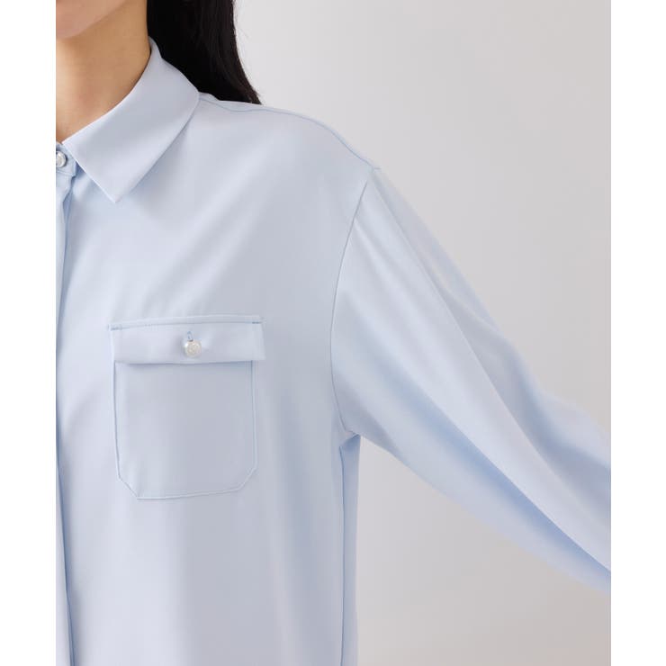 メタル釦シャツブラウス/イージーケア | VIS  | 詳細画像28 