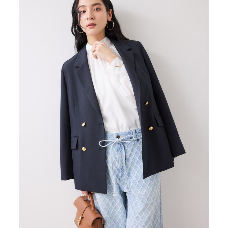 前後2WAYボリュームボウタイブラウス/イージーケア | VIS  | 詳細画像10 