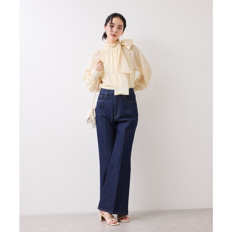 前後2WAYボリュームボウタイブラウス/イージーケア | VIS  | 詳細画像11 