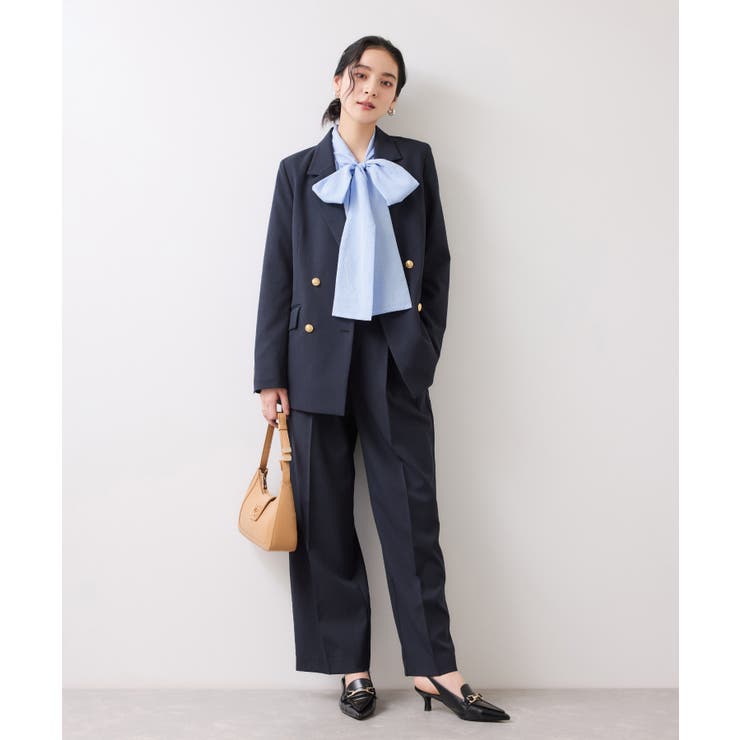 前後2WAYボリュームボウタイブラウス/イージーケア | VIS  | 詳細画像19 