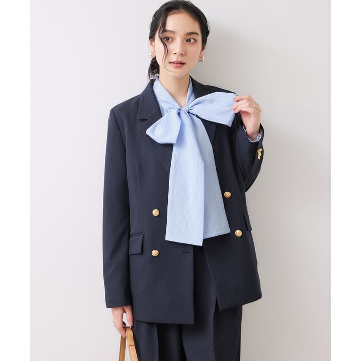 前後2WAYボリュームボウタイブラウス/イージーケア | VIS  | 詳細画像20 