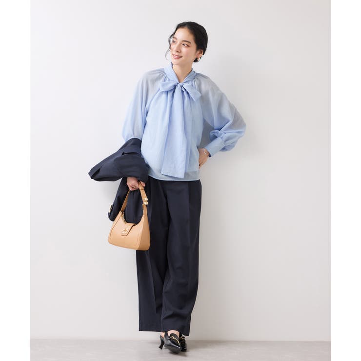 前後2WAYボリュームボウタイブラウス/イージーケア | VIS  | 詳細画像21 