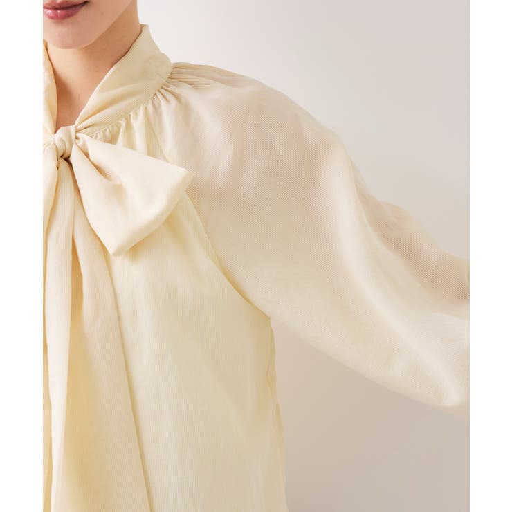 前後2WAYボリュームボウタイブラウス/イージーケア | VIS  | 詳細画像29 