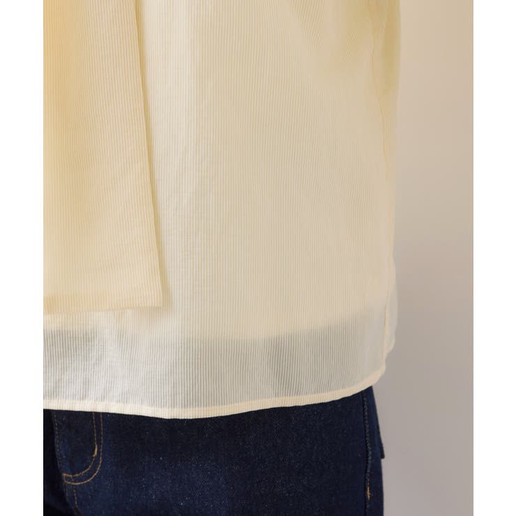 前後2WAYボリュームボウタイブラウス/イージーケア | VIS  | 詳細画像30 