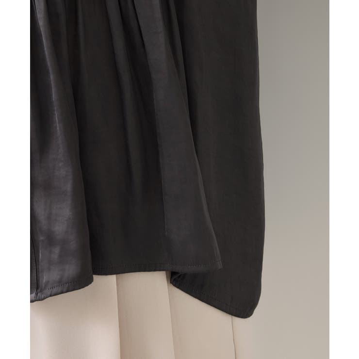 エアリーサテンシャーリングブラウス/イージーケア | VIS  | 詳細画像30 