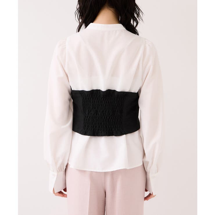 美easy前開きビスチェドッキングシャツ イージーケア 接触冷感 | VIS  | 詳細画像23 