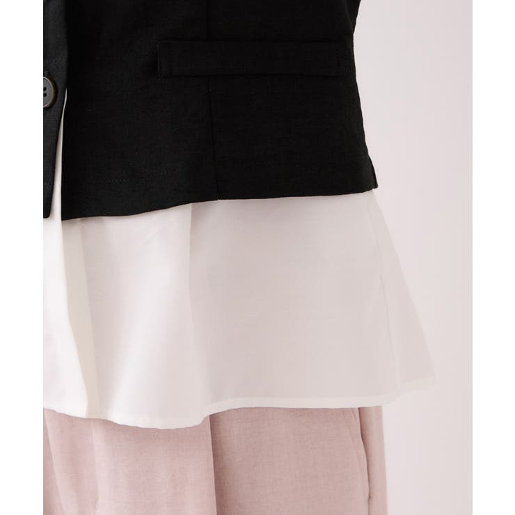 美easy前開きビスチェドッキングシャツ イージーケア 接触冷感 | VIS  | 詳細画像26 