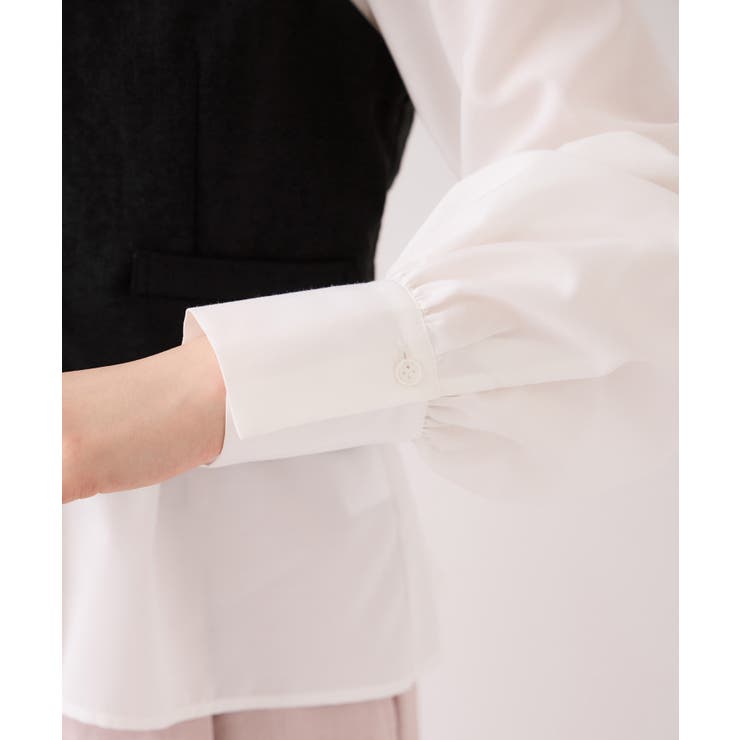 美easy前開きビスチェドッキングシャツ イージーケア 接触冷感 | VIS  | 詳細画像27 