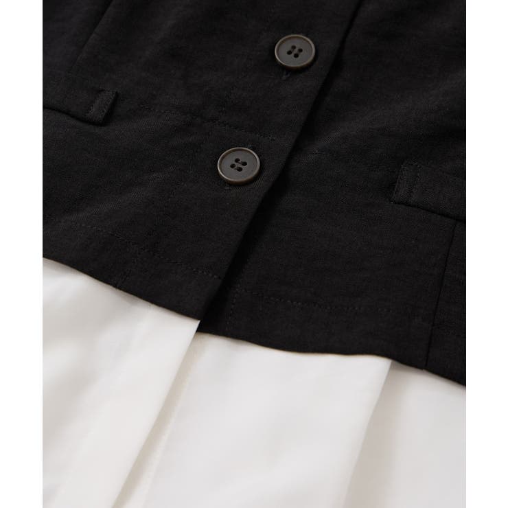 美easy前開きビスチェドッキングシャツ イージーケア 接触冷感 | VIS  | 詳細画像28 