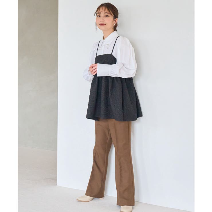 新色追加】ふくれジャガードキャミトップス[品番：VISW0037658]｜VIS （ビス  ）のレディースファッション通販｜SHOPLIST（ショップリスト）