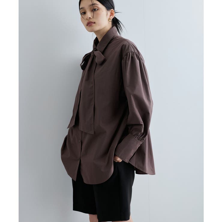 リボン付きバックシャーリングシャツ | VIS  | 詳細画像11 