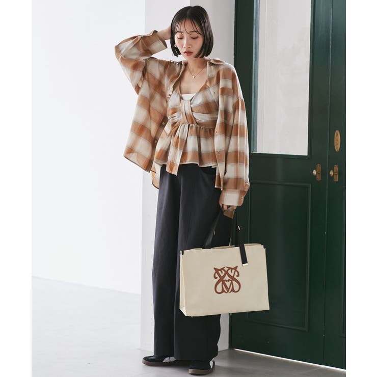 オンブレチェックオーバーシャツ | VIS  | 詳細画像16 