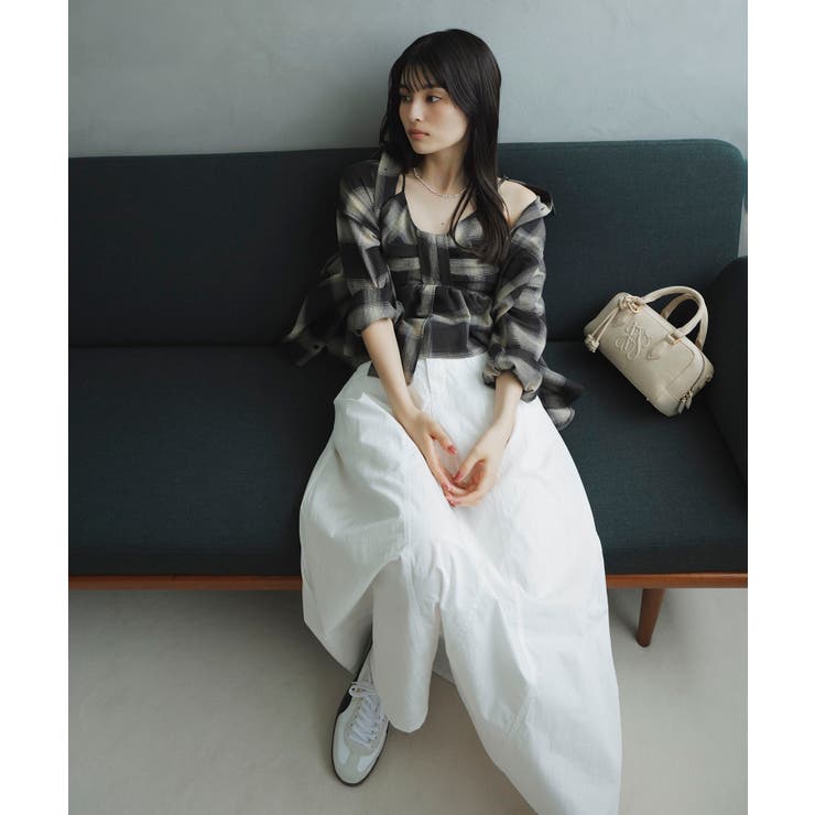 オンブレチェックオーバーシャツ | VIS  | 詳細画像2 