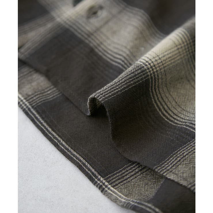 オンブレチェックオーバーシャツ | VIS  | 詳細画像31 