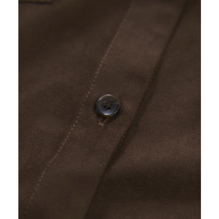 スエードライクロングスリーブシャツ | VIS  | 詳細画像19 