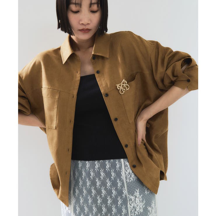 スエードライクロングスリーブシャツ | VIS  | 詳細画像5 