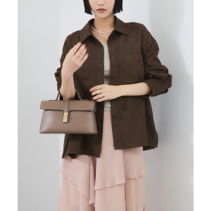 スエードライクロングスリーブシャツ | VIS  | 詳細画像8 