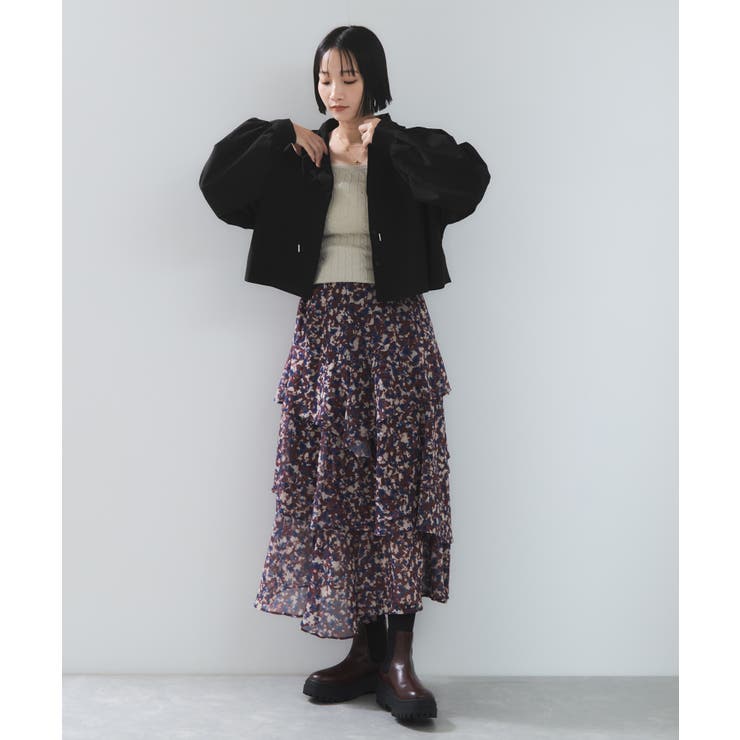 フード付きクロップドシアーシャツ | VIS  | 詳細画像2 