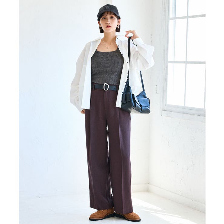 裾ティアードオーバーシャツ/UVケア・イージーケア | VIS  | 詳細画像13 