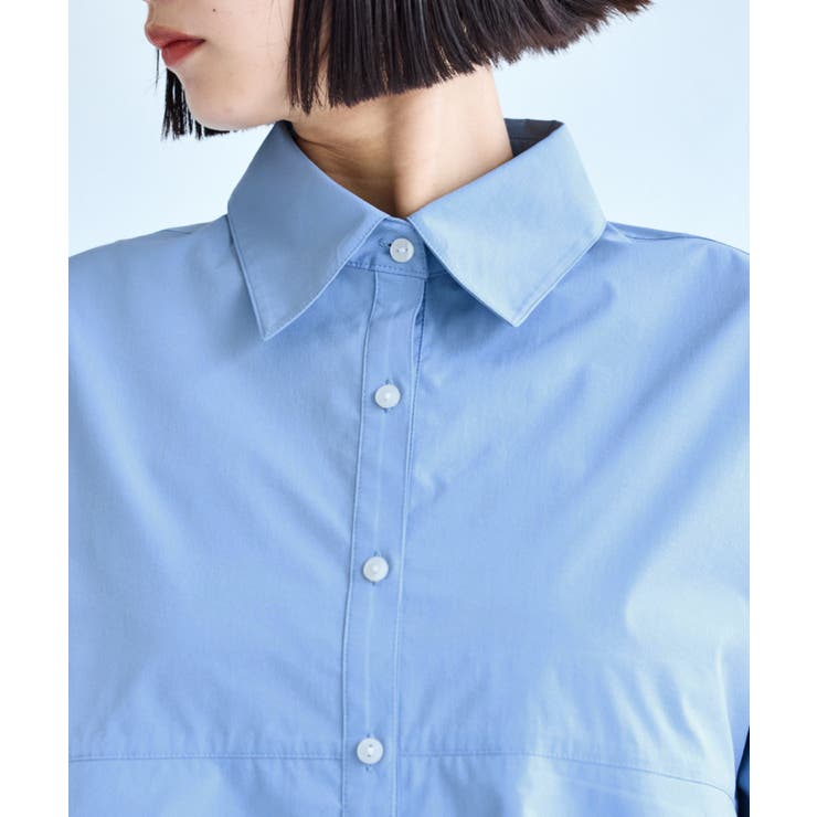 裾ティアードオーバーシャツ/UVケア・イージーケア | VIS  | 詳細画像19 