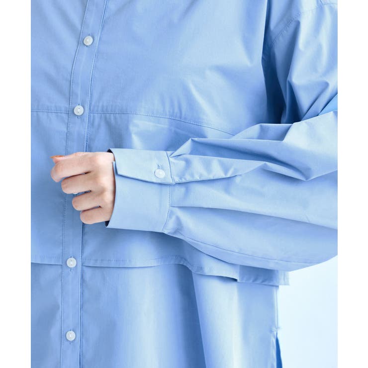 裾ティアードオーバーシャツ/UVケア・イージーケア | VIS  | 詳細画像20 