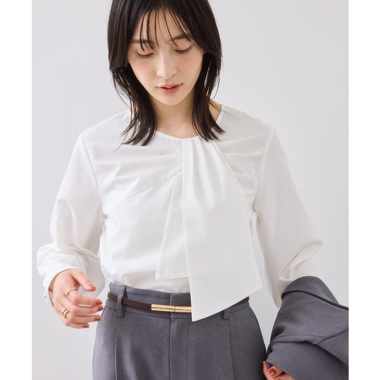 フロントねじりデザインブラウス | VIS  | 詳細画像20 