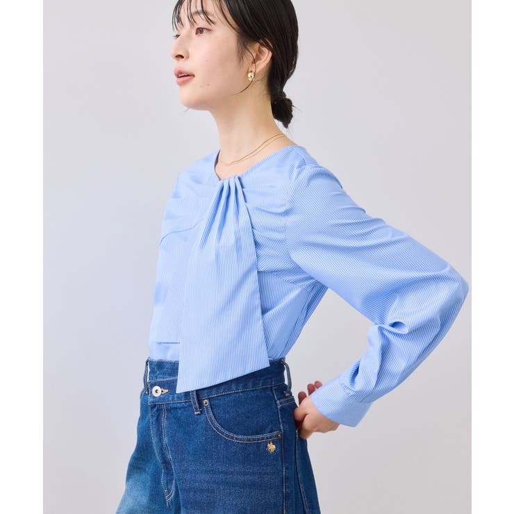 フロントねじりデザインブラウス | VIS  | 詳細画像3 