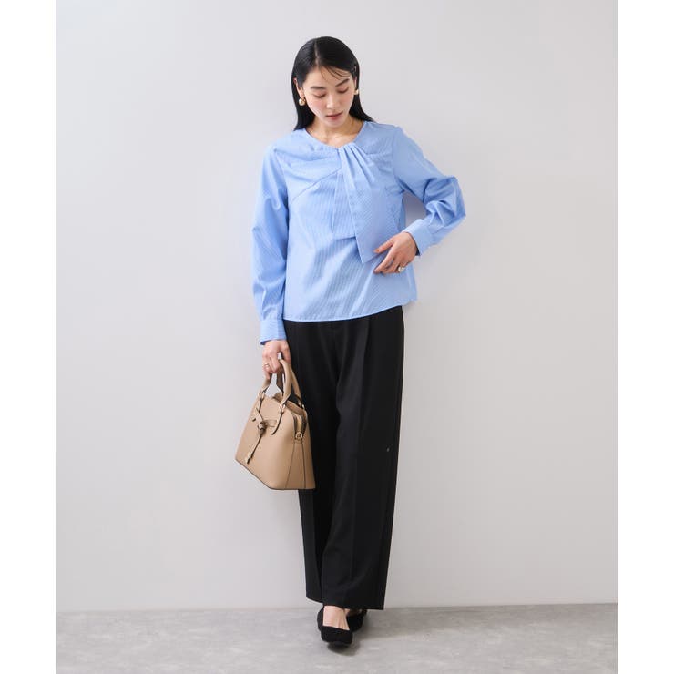 フロントねじりデザインブラウス | VIS  | 詳細画像8 
